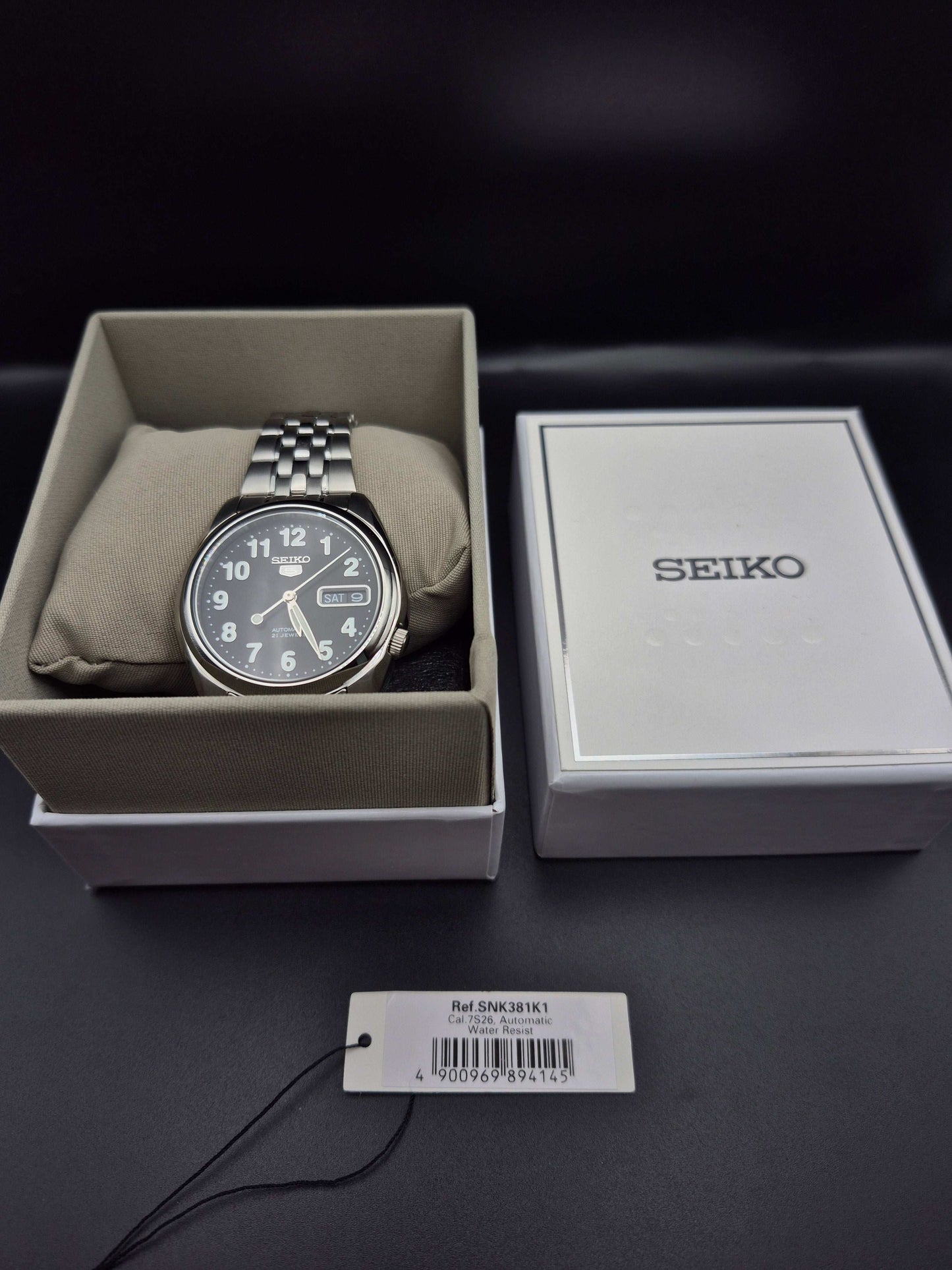 Seiko 5 Sports Ref. SNK381K1 - 7S26-01V0 Boxed Automatic Watch