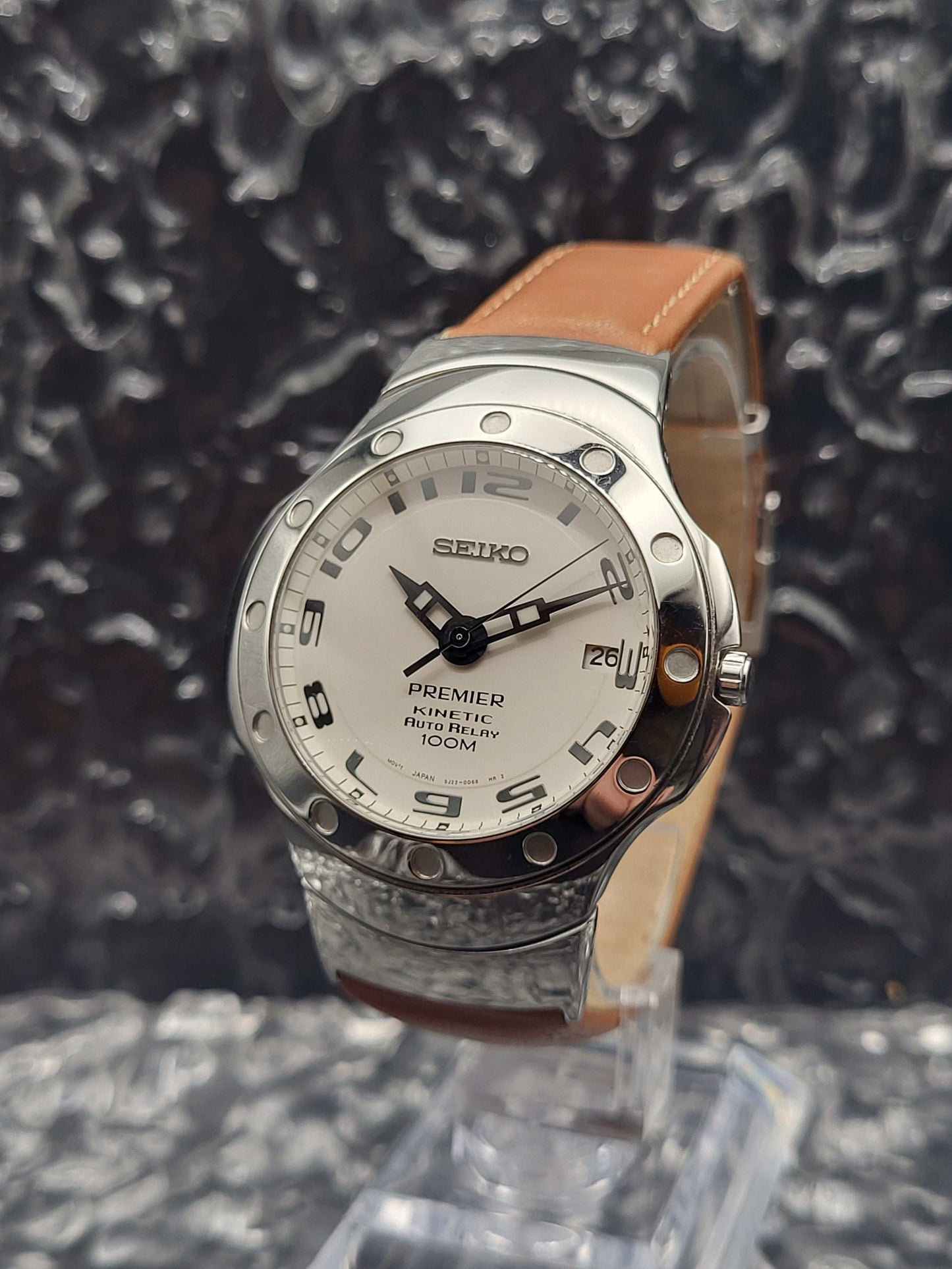 Seiko Premier Kinetic Auto Relay - Ref. 5J22-0D60 - Sapphire - Red Robin Watches