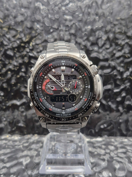 Casio Edifice Tough Solar Ref. ECW-M300E Ana-Digi Wave Ceptor - Red Robin Watches