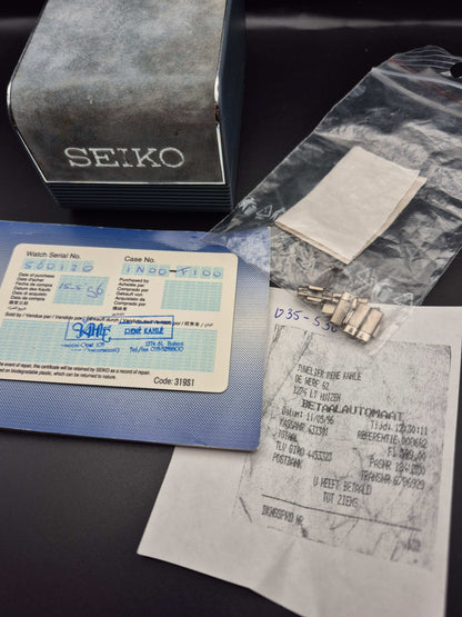 Seiko Rivoli Half Moon Ref. 1N00-F100 Full Set Titanium May 1996