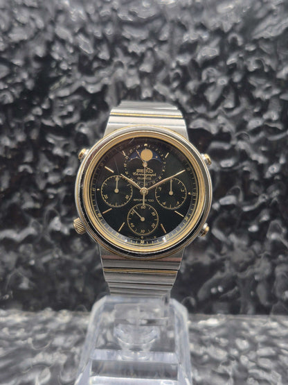 Seiko Sports 100 Moonphase Ref. 7A48-5010 Quartz Chronograph