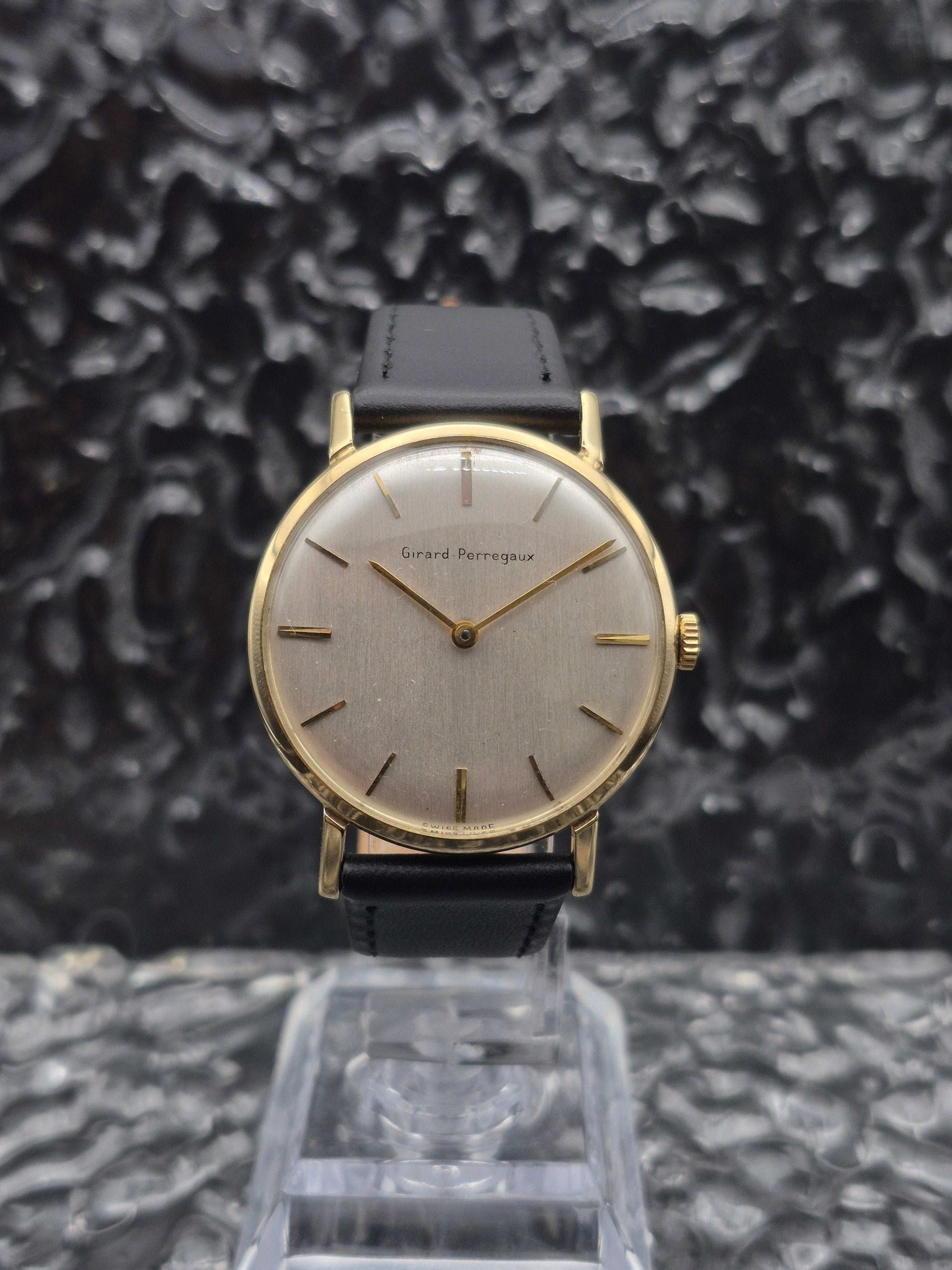 Girard Perregaux Solid Gold Dress Watch 14k 585 Manual Wound Calatrava - Red Robin Watches