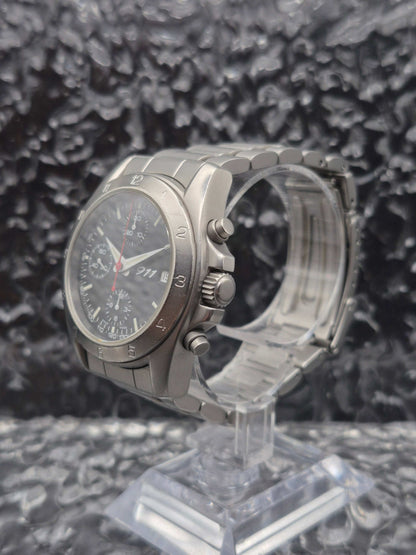 Porsche Design By Eterna Ref. 1506.41 Black Dial - Box And Cufflinks - Red Robin Watches
