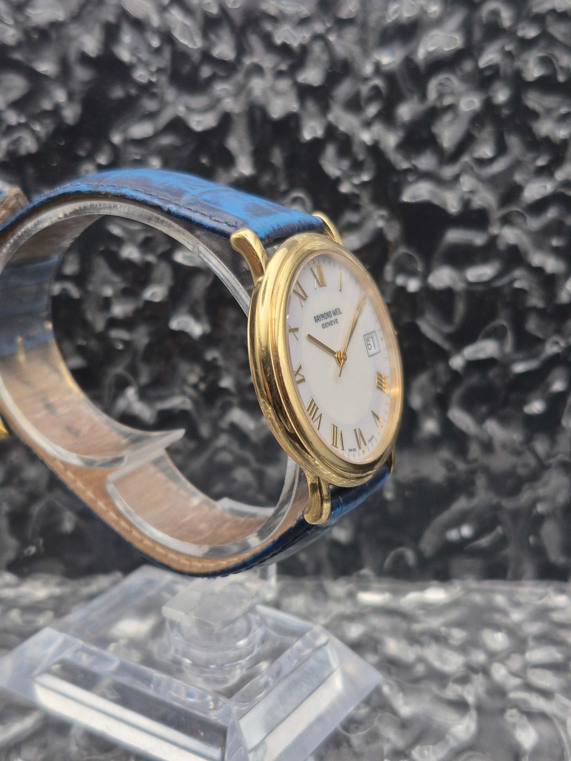 Raymond Weil Ref. 5575 18K EGP Roman Numerals Quartz