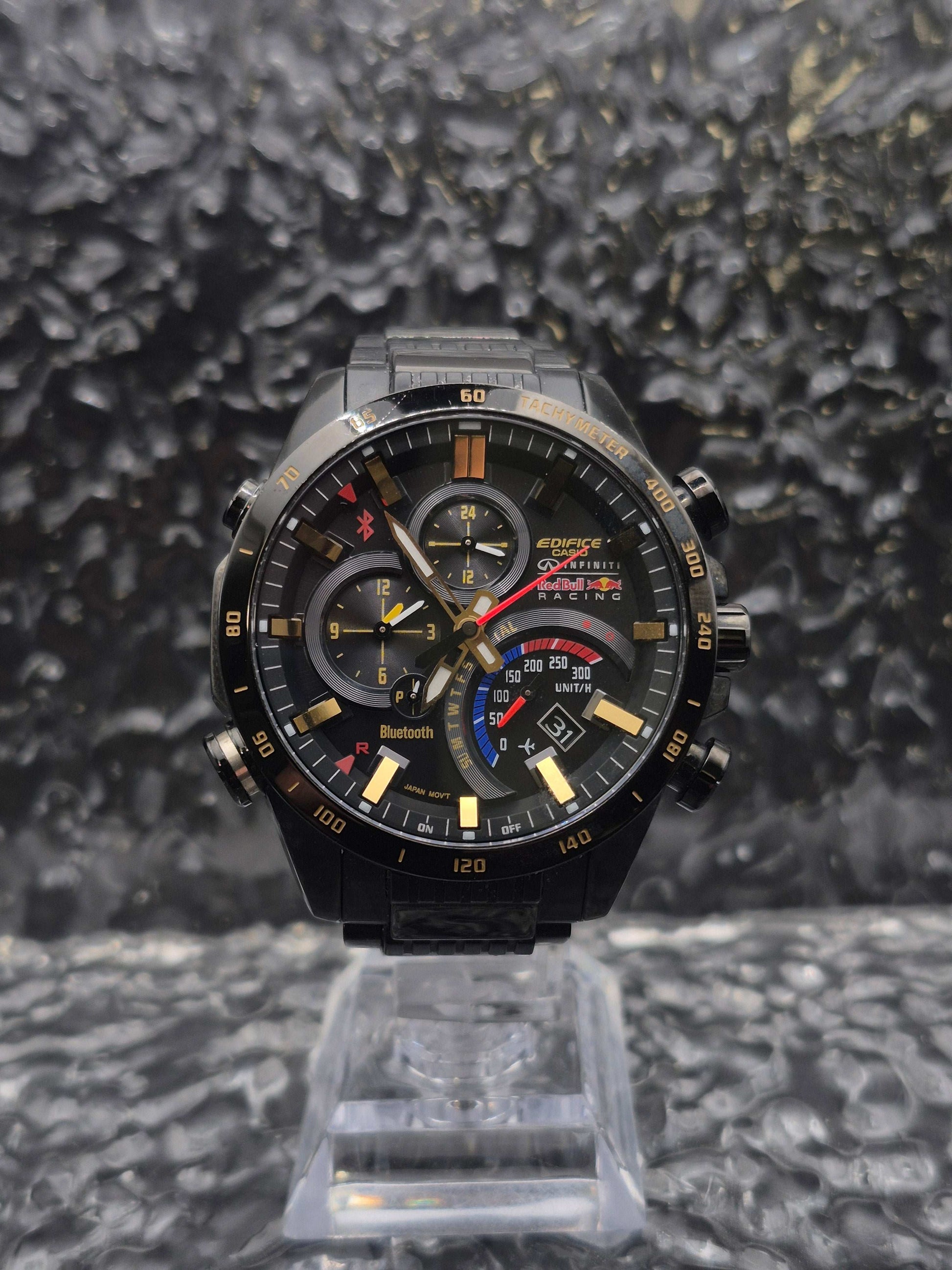Casio Edifice Red Bull Ref. EQB-500 Limited Edition Tough Solar - Red Robin Watches