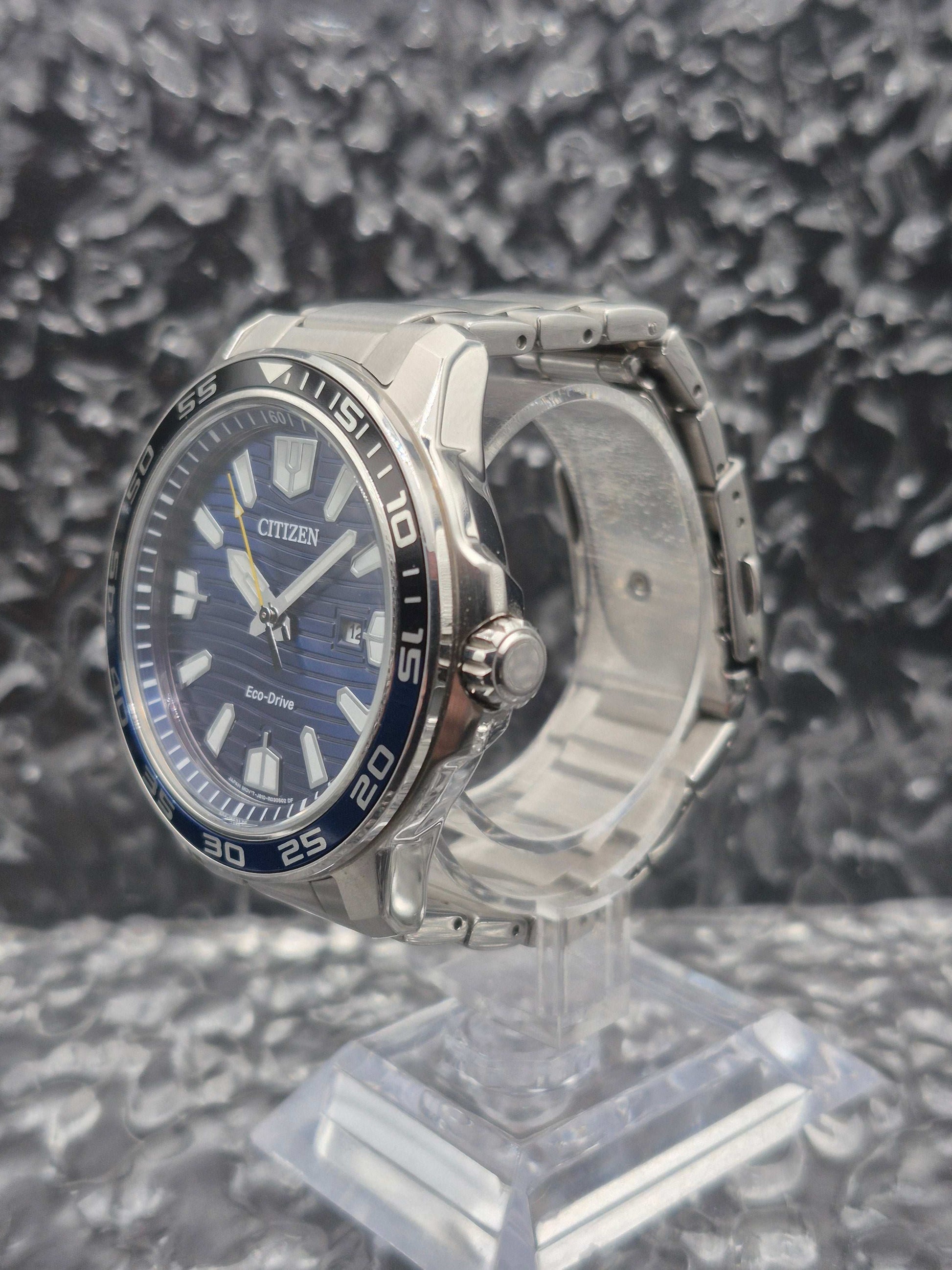 Citizen Eco-Drive Ref. AW1525-81L Blue Dial Boxed Men's Solar