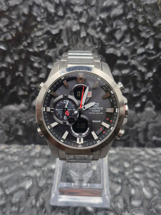 Casio Edifice Tough Solar Ref. ECB-500 Ana-Digi Bluetooth Men's - Red Robin Watches