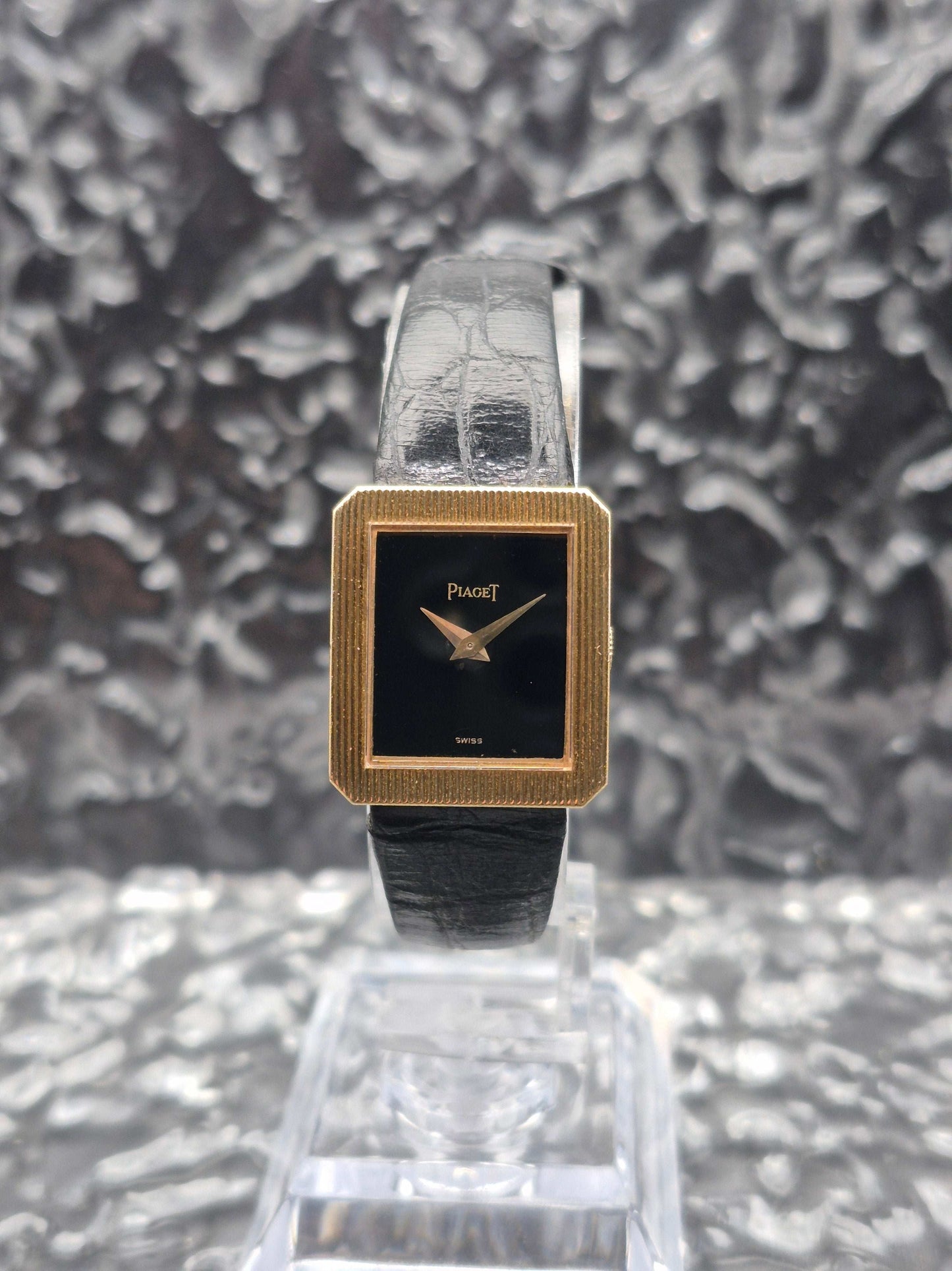 Piaget Protocole Onyx Black Dial Ref. 4154 Solid Gold - Original Buckle