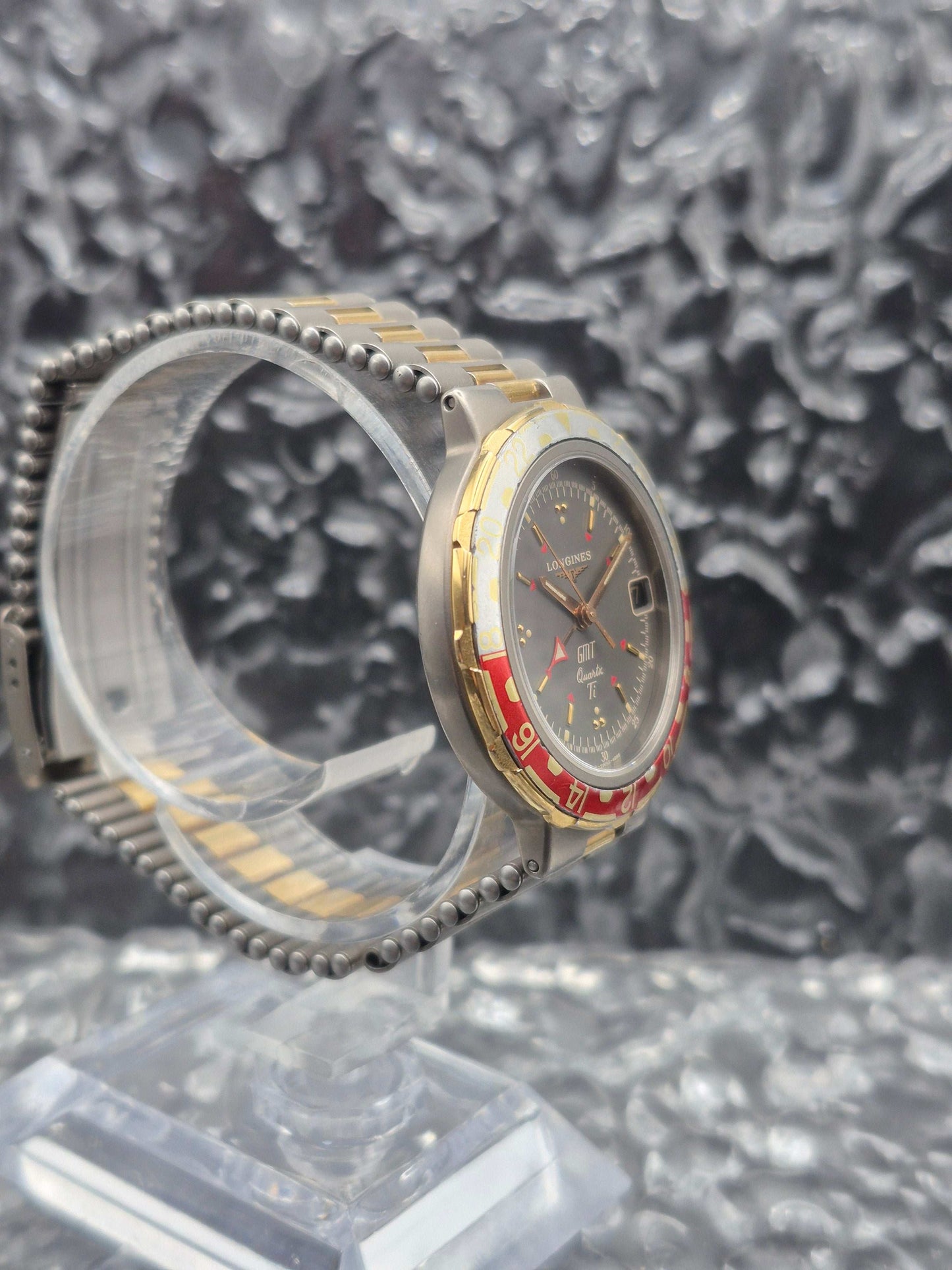 Longines Conquest Titanium GMT Quartz Vintage Two Tone