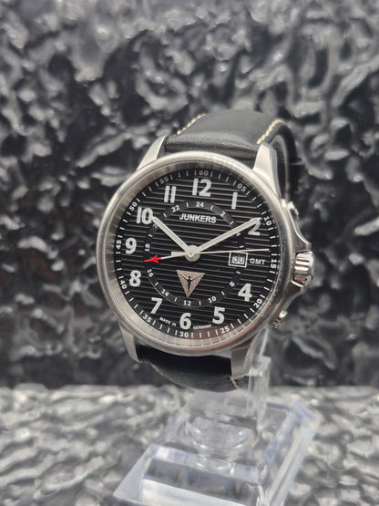 Junkers GMT Tante JU 52 Ref. 6848-2 Full Set Quartz - Red Robin Watches