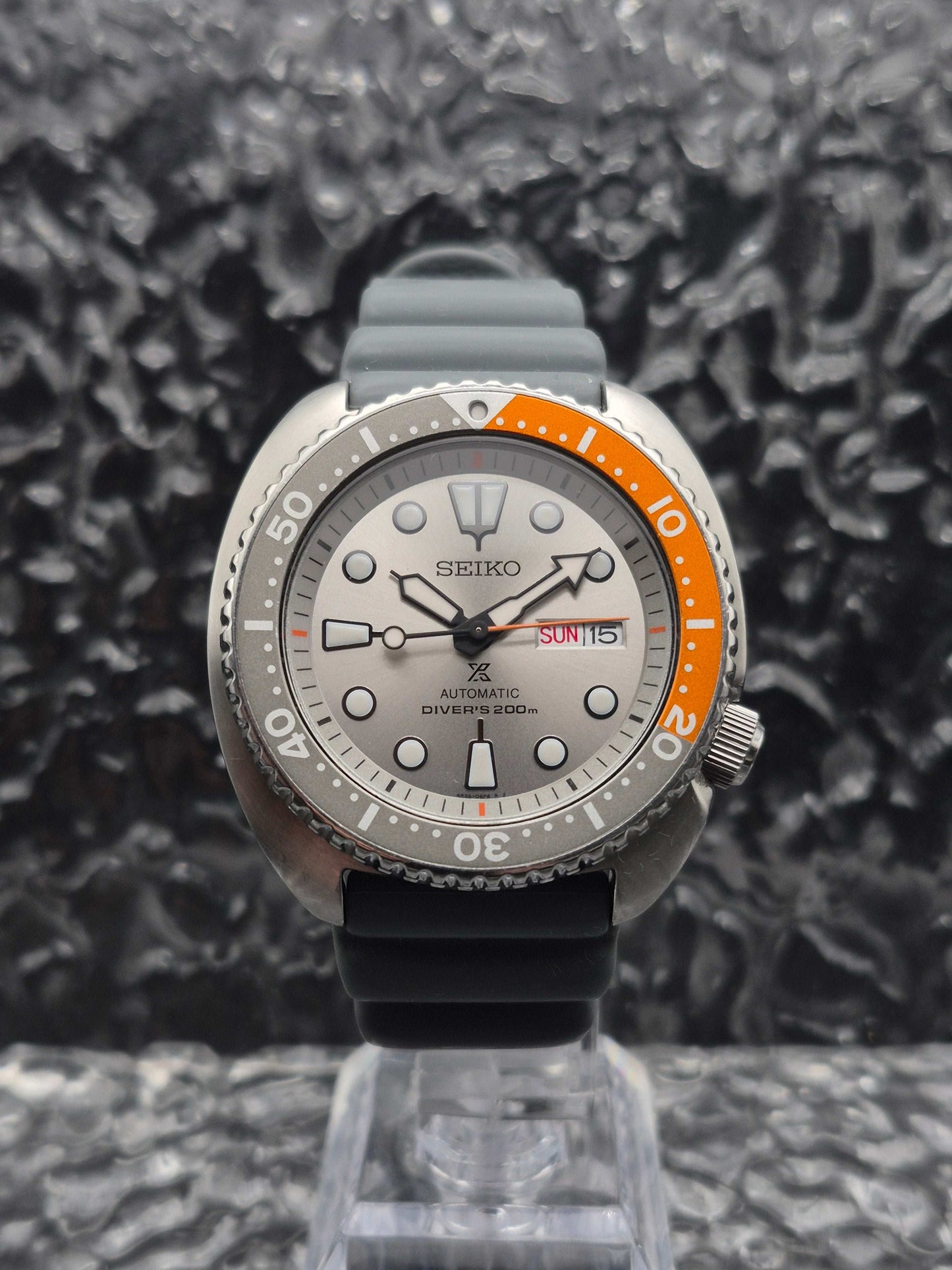 Seiko Turtle 'Dawn Grey' Ref. SRPD01K1 - 4R36-06Y0 - Full Set - Red Robin Watches