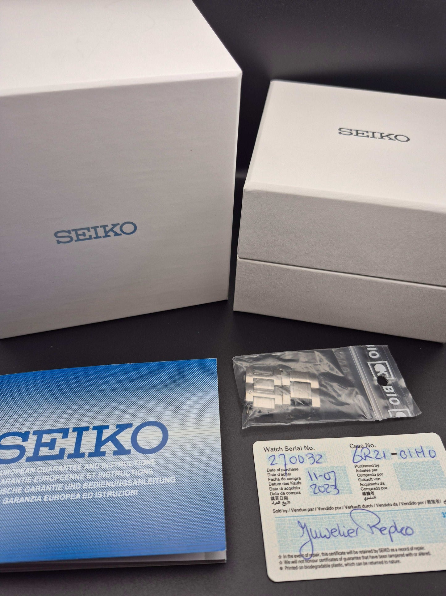 Seiko Sharp Edged Kurotobi Russet Ref. SPB307J1 - 6R21-01H0 Full Set Automatic - Red Robin Watches