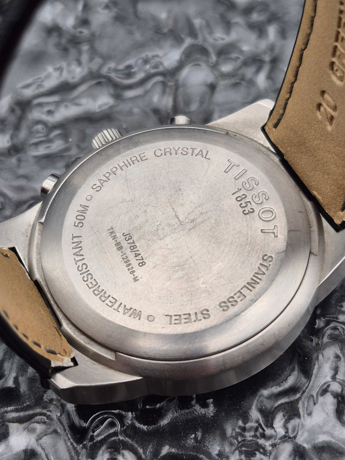 Tissot 1853 PR50 Quartz Chronograph Ref. J378/478 Black Dial - Red Robin Watches