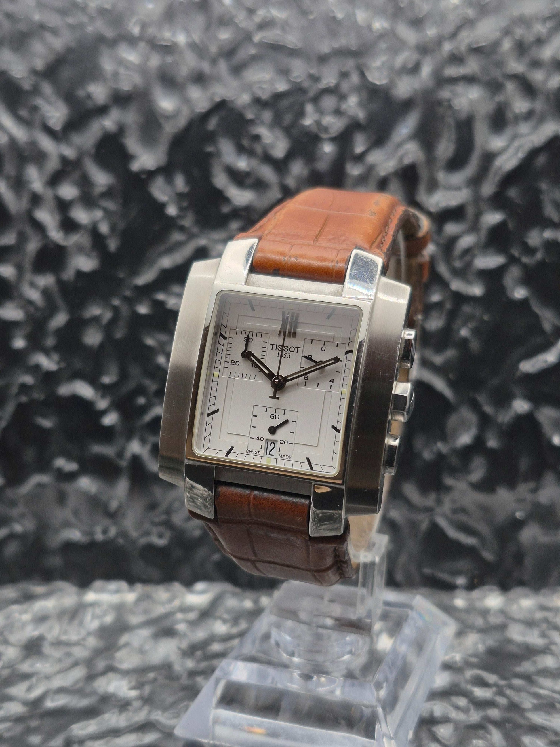 Tissot 1853 Quartz Chronograph Ref. L875/975K White Dial Swiss Made - Red Robin Watches