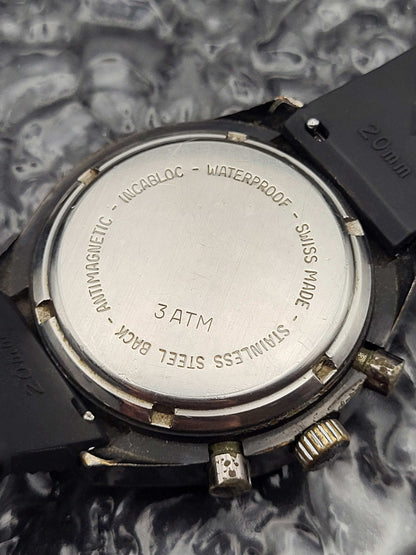 Meister Anker Chronograph - Cal. Valjoux 7733 - Black PVD Case