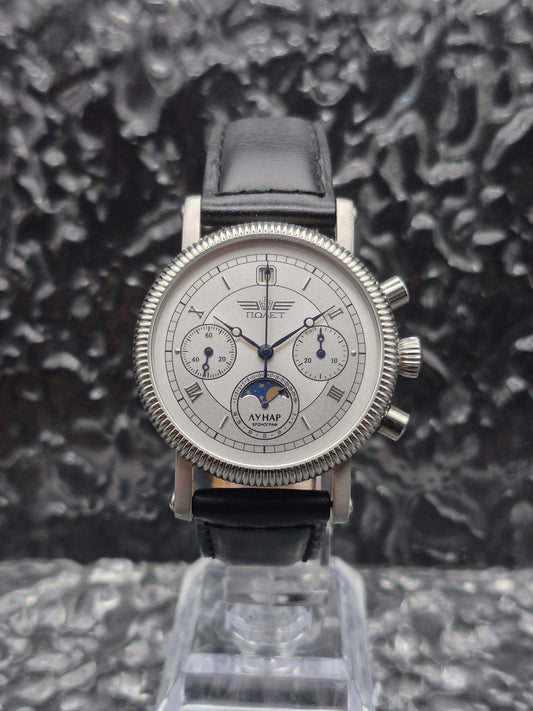 Poljot Lunar Moonphase Chronograph Limited Edition Cal. 31679 - Red Robin Watches
