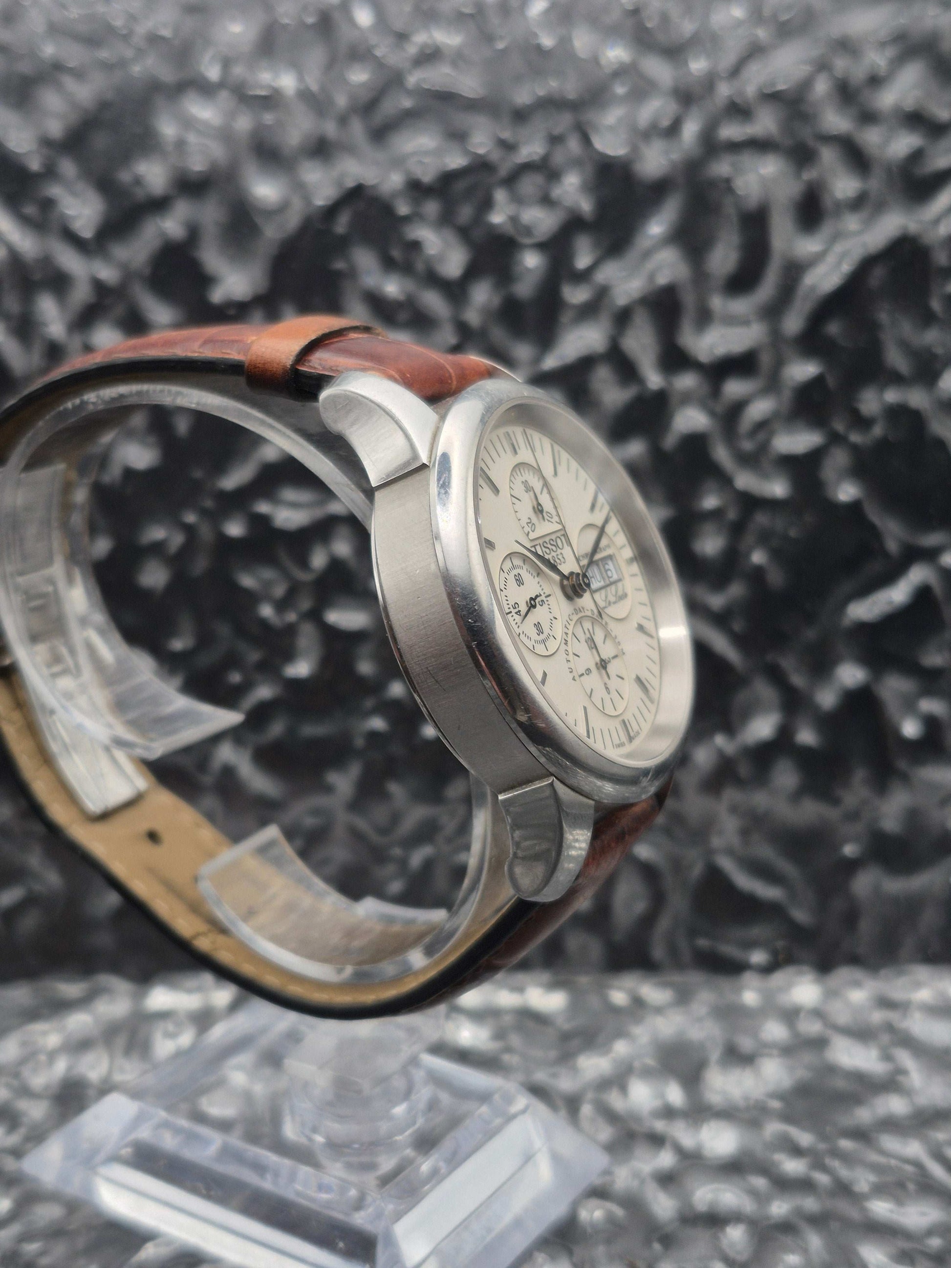 Tissot Le Locle Chronograph Ref. L168/268 Creme Dial Automatic Day Date