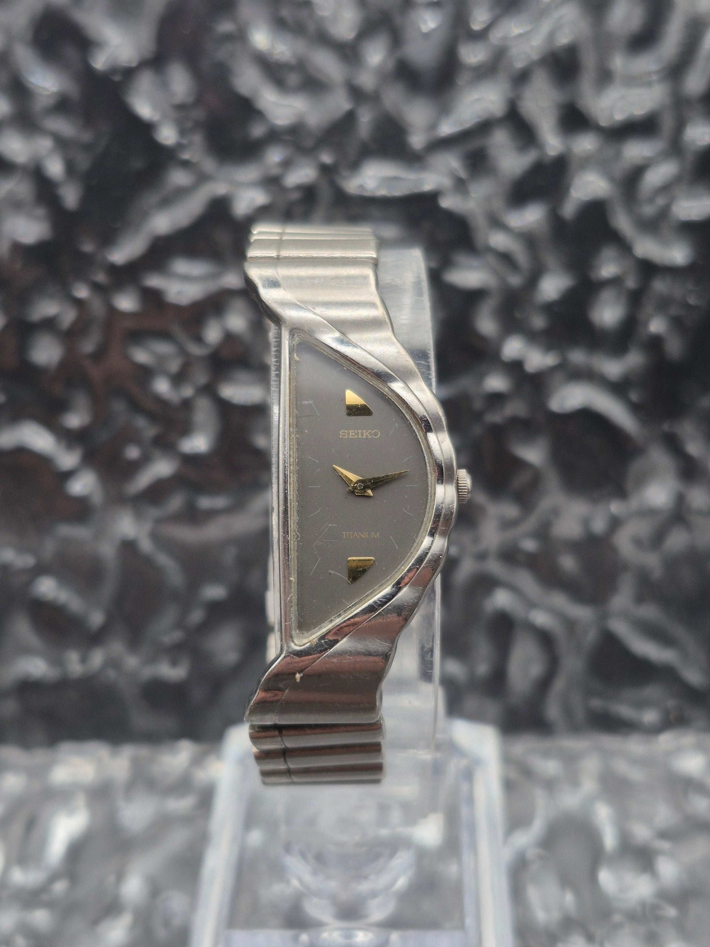 Seiko Rivoli Half Moon Ref. 1N00-F100 Full Set Titanium May 1996