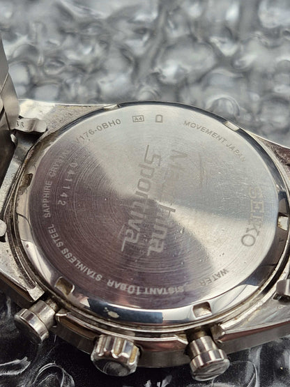 Seiko Solar Chronograph Ref. SSC769P1 - V176-0BH0 Macchina Sportiva White Dial