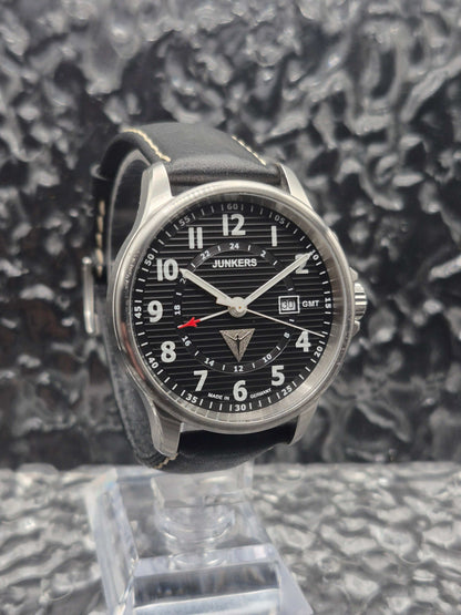 Junkers GMT Tante JU 52 Ref. 6848-2 Full Set Quartz - Red Robin Watches
