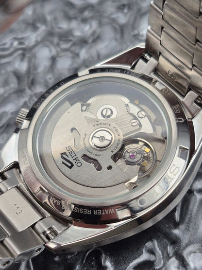 Seiko 5 Sports Ref. SRPL59K1 - 4R36-15M0 Full Set Gold Dial Automatic - Red Robin Watches