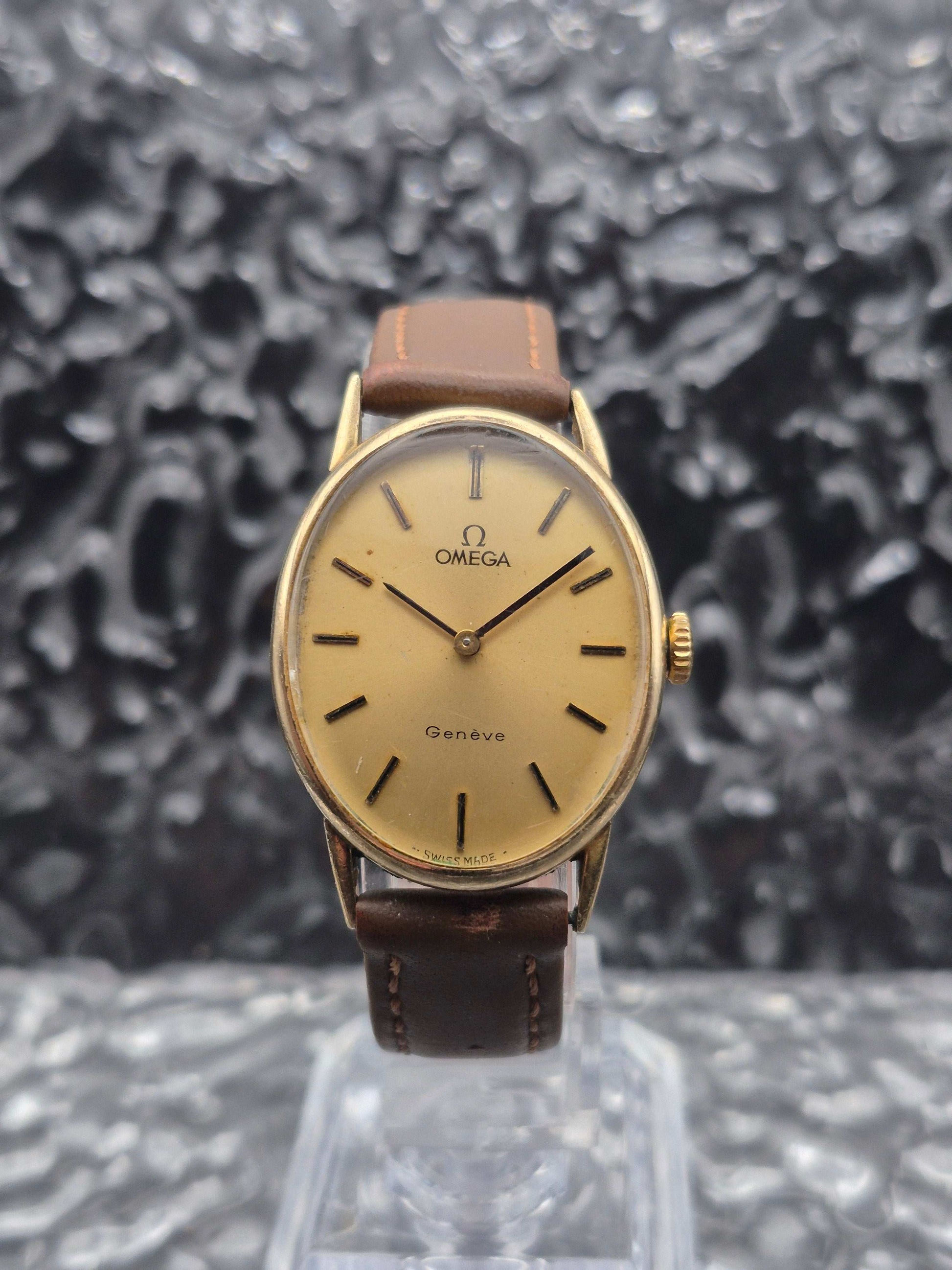 Omega Oval Dresswatch Ref. 511.416 Gold Tone Manual Wound - Red Robin Watches