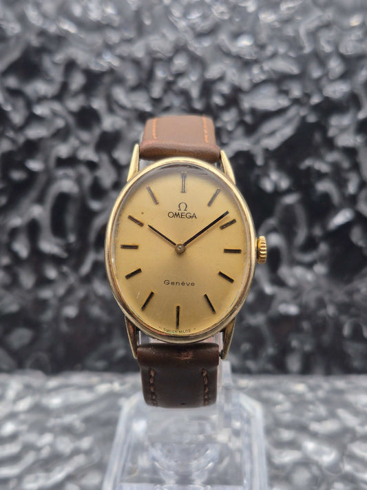 Omega Oval Dresswatch Ref. 511.416 Gold Tone Manual Wound - Red Robin Watches