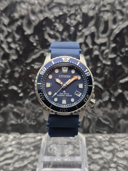 Citizen Promaster Eco-Drive Ref. E168-0029J02 Blue Dial - Red Robin Watches