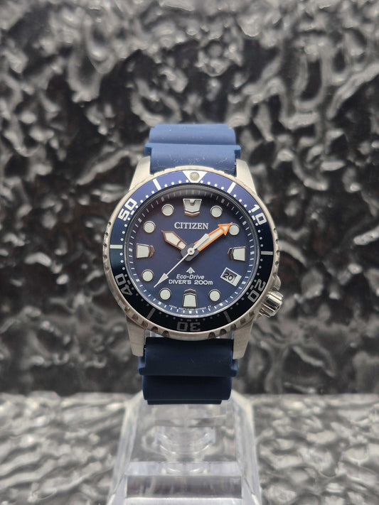 Citizen Promaster Eco-Drive Ref. E168-0029J02 Blue Dial - Red Robin Watches