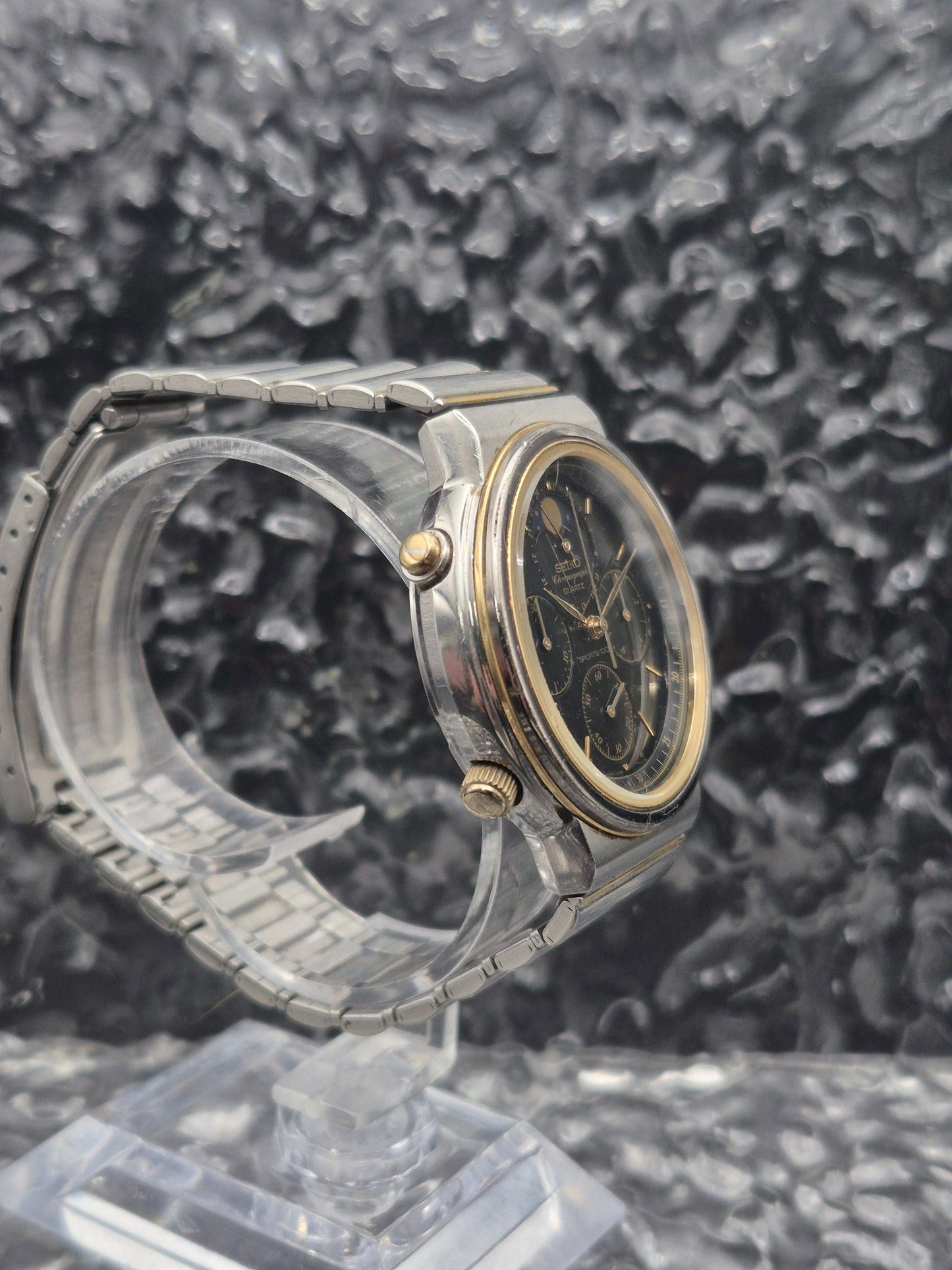 Seiko Sports 100 Moonphase Ref. 7A48-5010 Quartz Chronograph