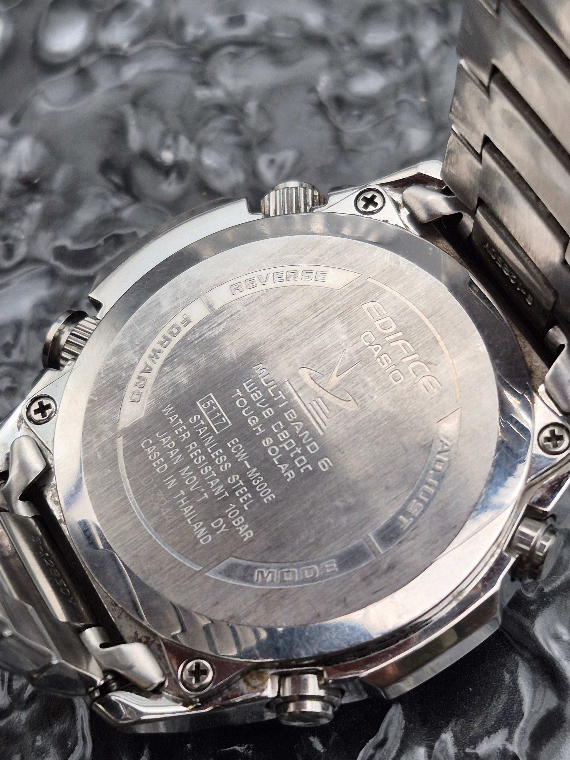 Casio Edifice Tough Solar Ref. ECW-M300E Ana-Digi Wave Ceptor - Red Robin Watches