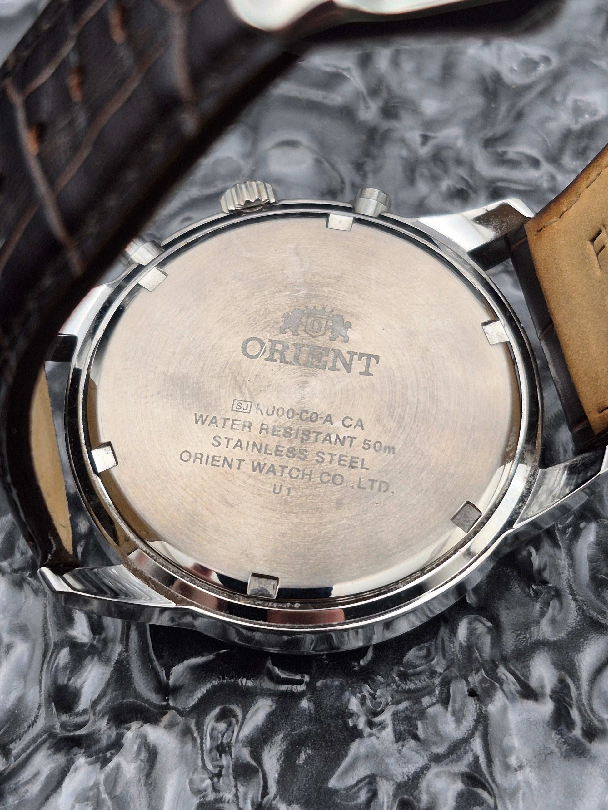 Orient SP Sports Chronograph Ref. KU00-C0-A Brown Dial Quartz FKU00005T0 - Red Robin Watches