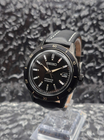 Seiko Presage Ref. SRPH95J1 - 4R35-05G0 Black Automatic - Red Robin Watches