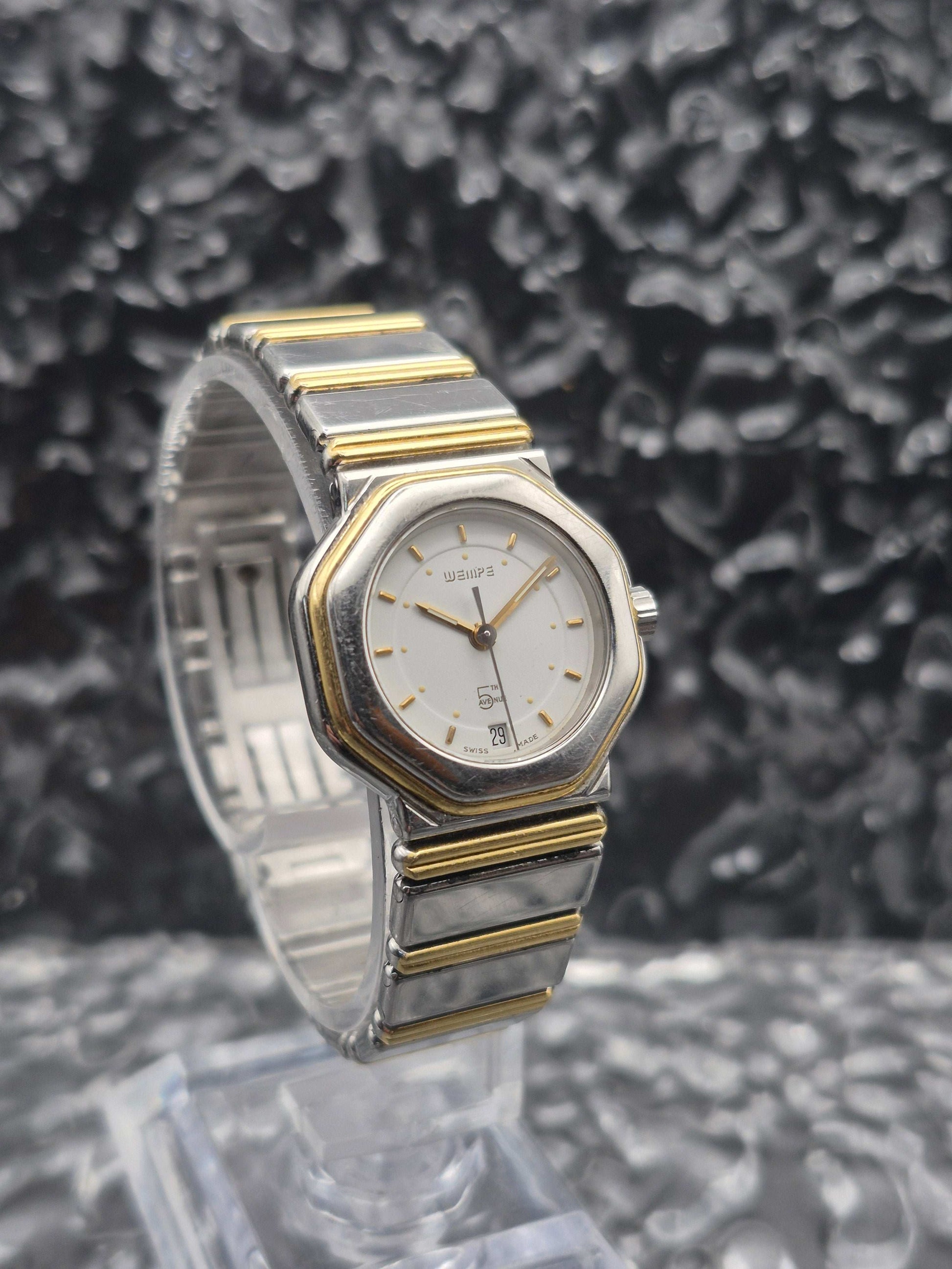 Wempe 5th Avenue Ref. 1878 - 11-1878-201 Steel And Gold Ladies Quartz