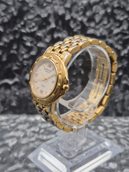 Raymond Weil Tango Ref. 5360 Gold Tone Roman Numerals Ladies