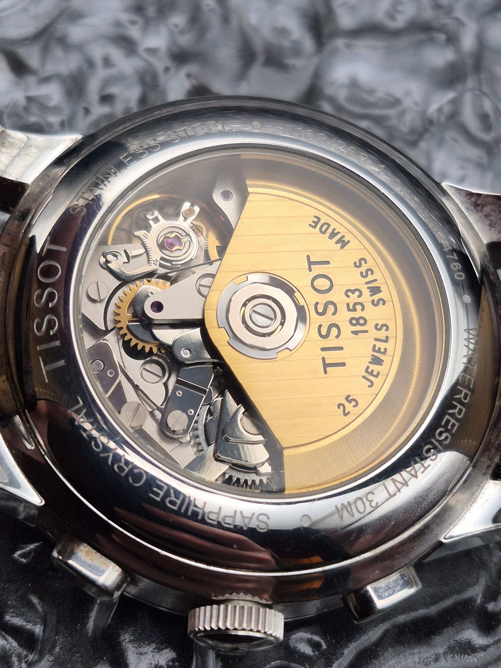 Tissot Le Locle Chronograph Ref. L168/268 Creme Dial Automatic Day Date