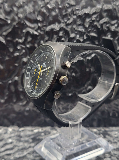 Meister Anker Chronograph - Cal. Valjoux 7733 - Black PVD Case