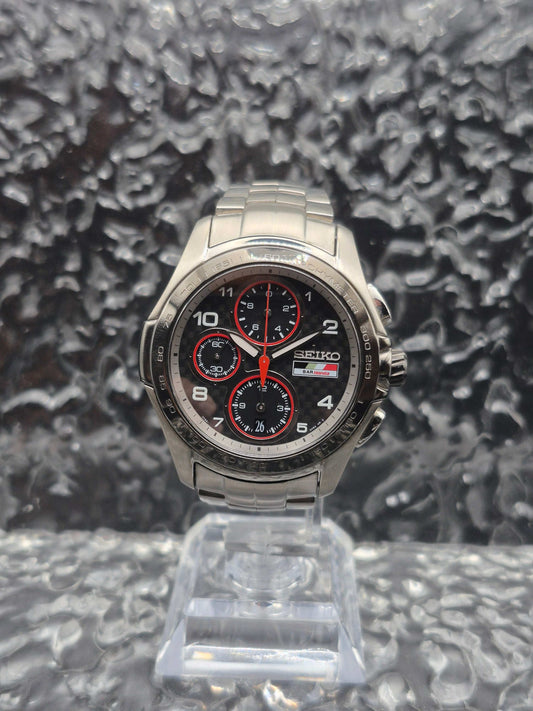 Seiko Ignition Honda Ref. 7T92-0GJ0 Limited Edition Titanium - Red Robin Watches