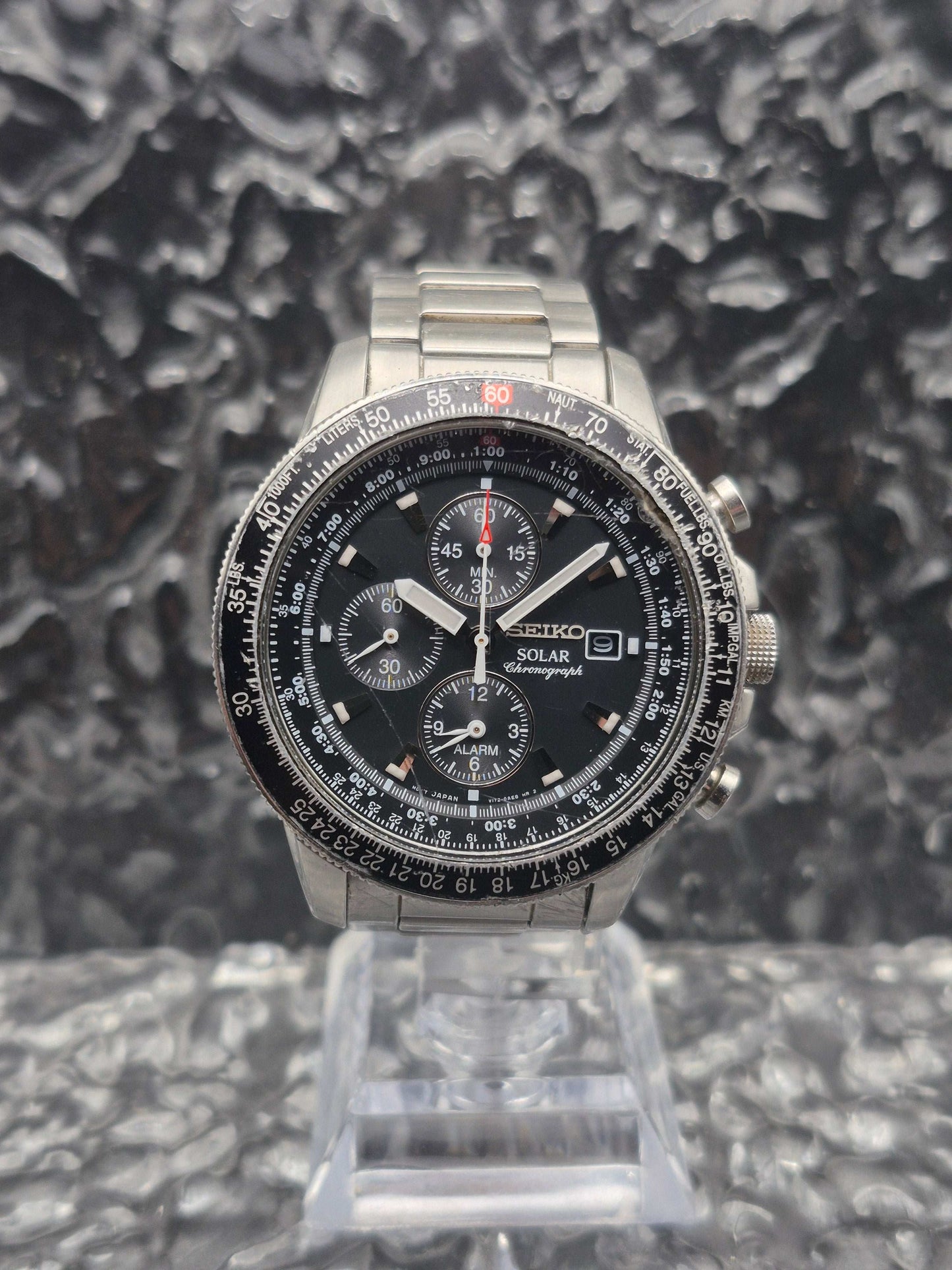 Seiko Solar Flightmaster Ref. V172-0AC0 - SSC007 Chronograph - Red Robin Watches