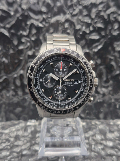 Seiko Solar Flightmaster Ref. V172-0AC0 - SSC007 Chronograph - Red Robin Watches