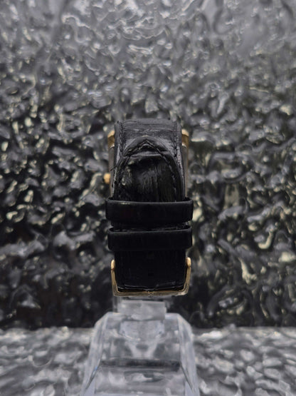 Seiko Solar Tank Ref. V115-0BC0 Gold Tone Roman Numeral Men's - Red Robin Watches