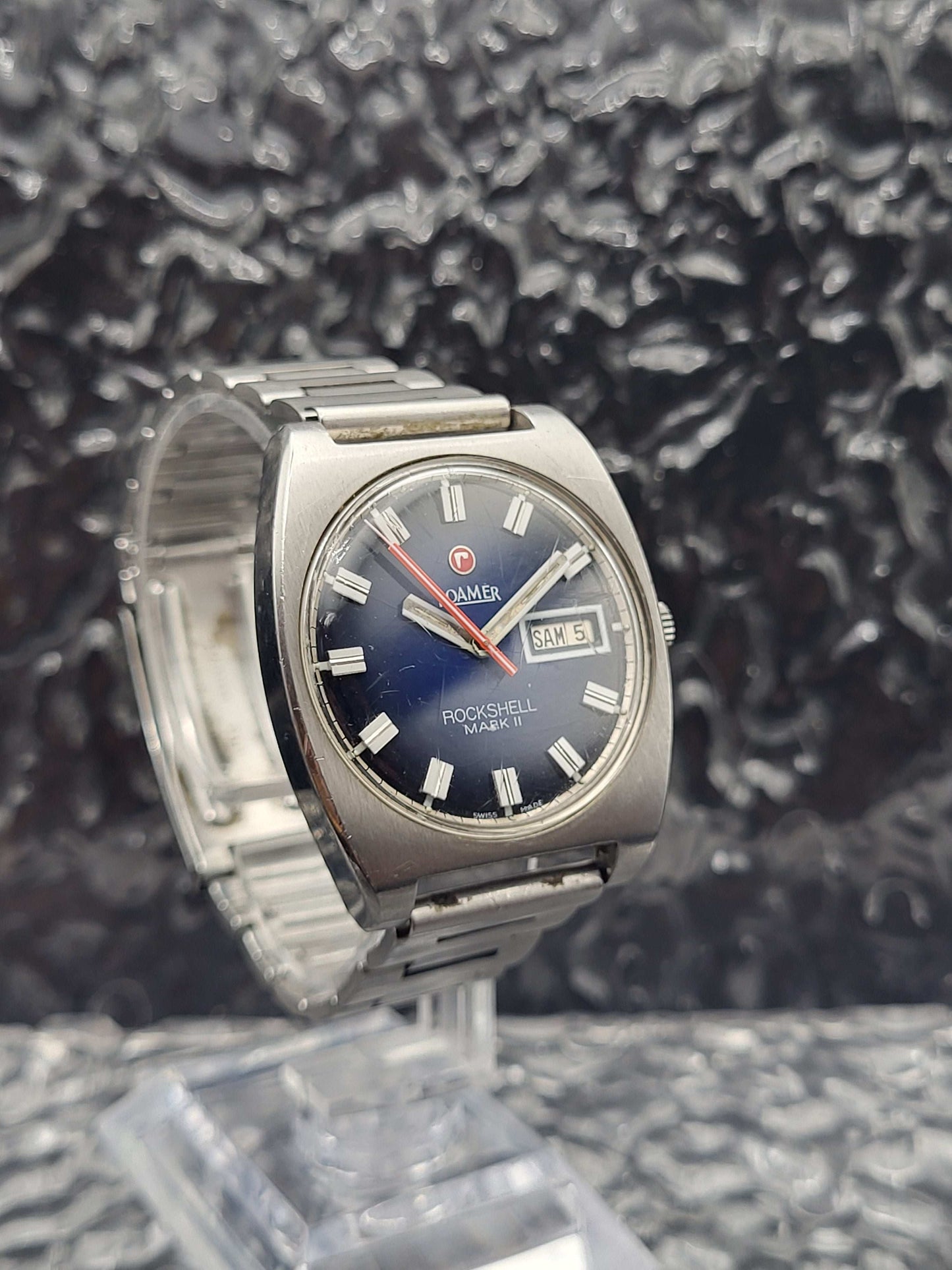 Roamer Rockshell Mark II - Mark 2 - Day Date - Blue