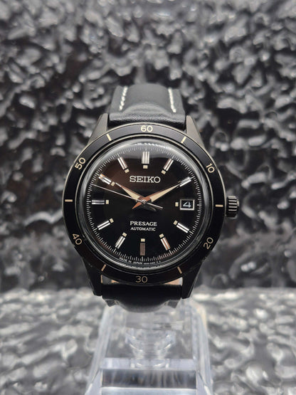 Seiko Presage Ref. SRPH95J1 - 4R35-05G0 Black Automatic - Red Robin Watches