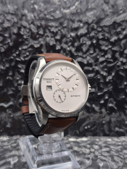 Tissot Couturier Small Seconds Ref. T0354281603100 Automatic + Metal Bracelet - Red Robin Watches