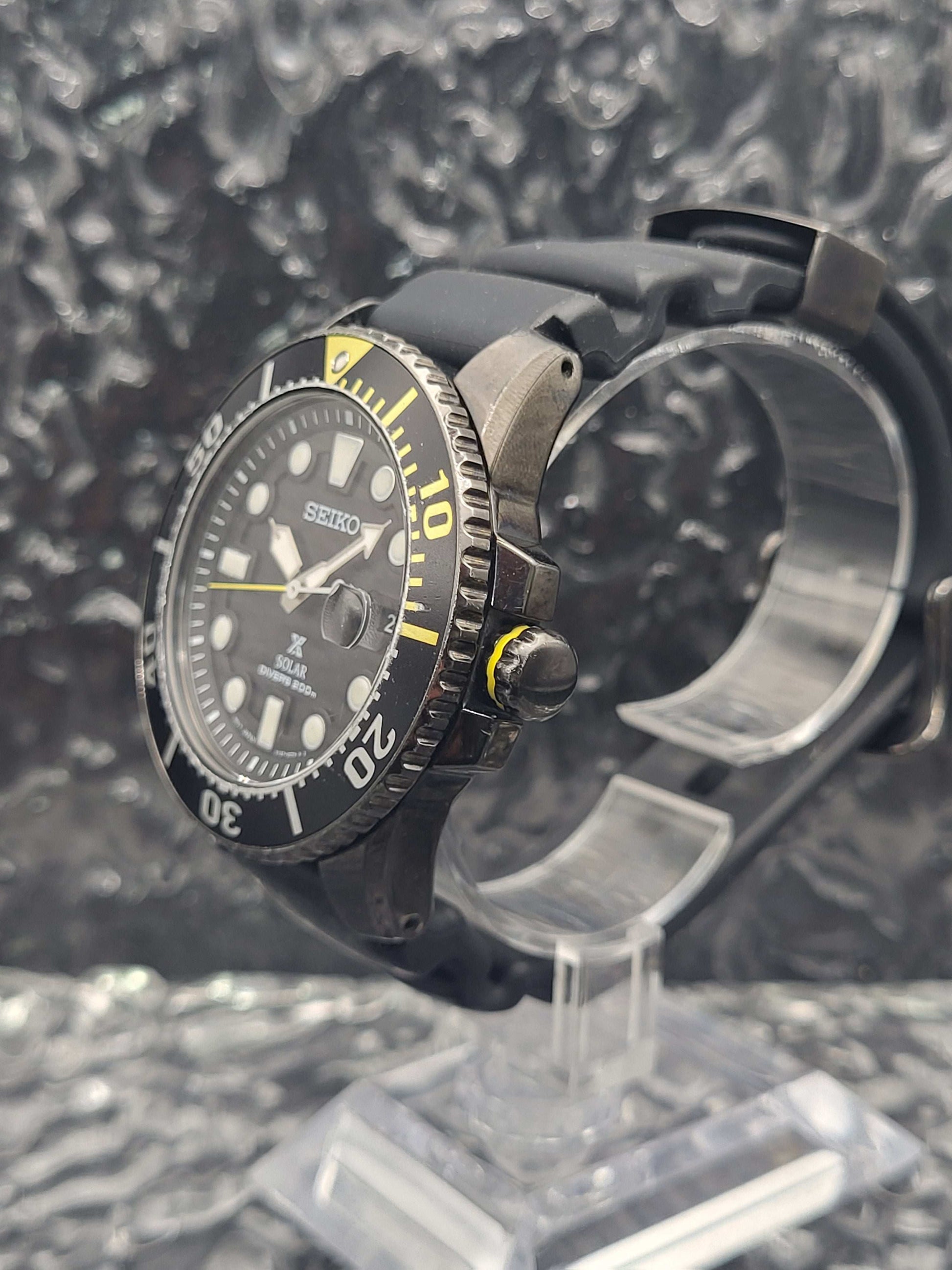 Seiko Solar Diver - Ref. SNE441P1 - V157-0BT0 - Yellow Version