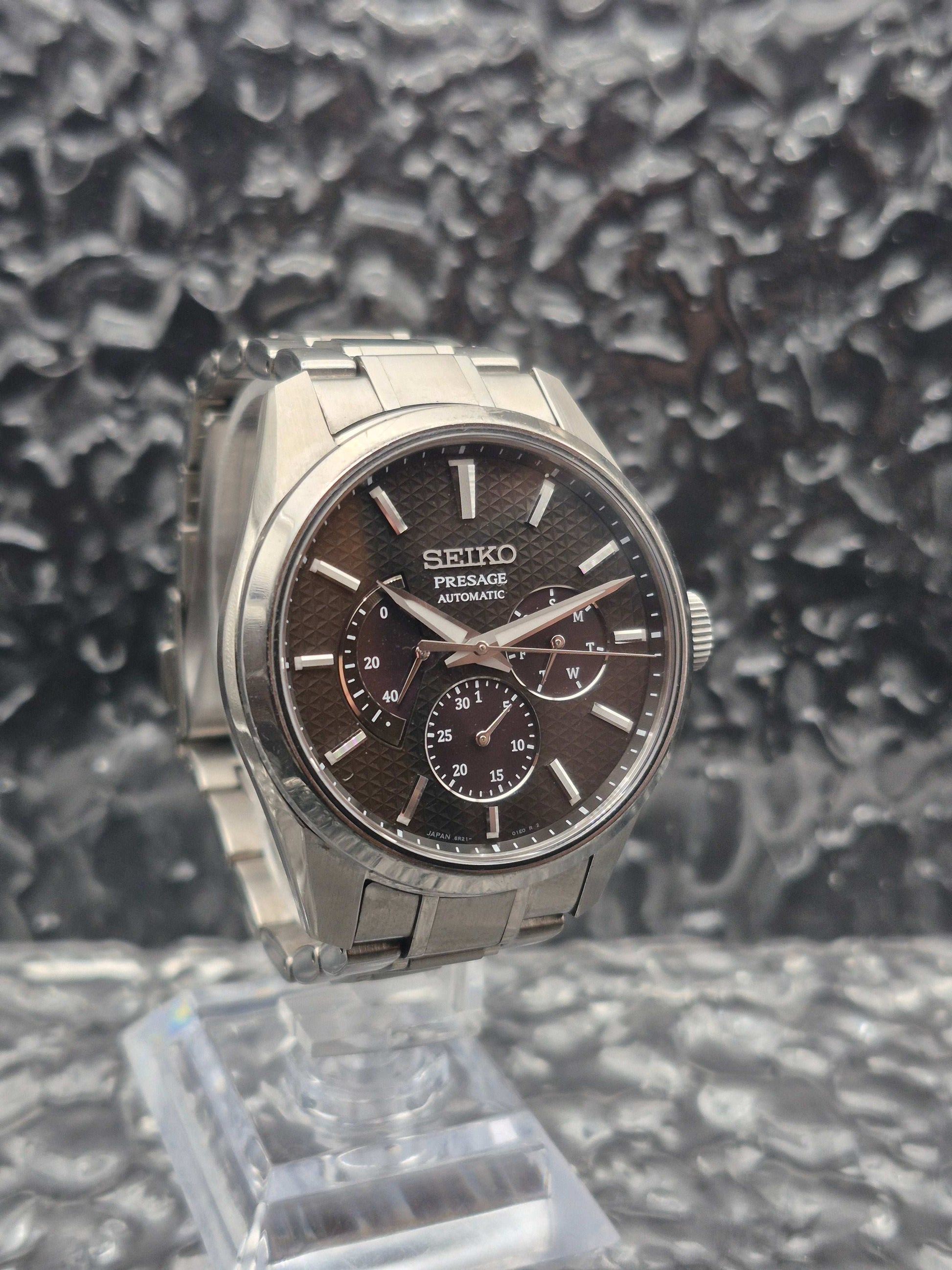 Seiko Sharp Edged Kurotobi Russet Ref. SPB307J1 - 6R21-01H0 Full Set Automatic - Red Robin Watches