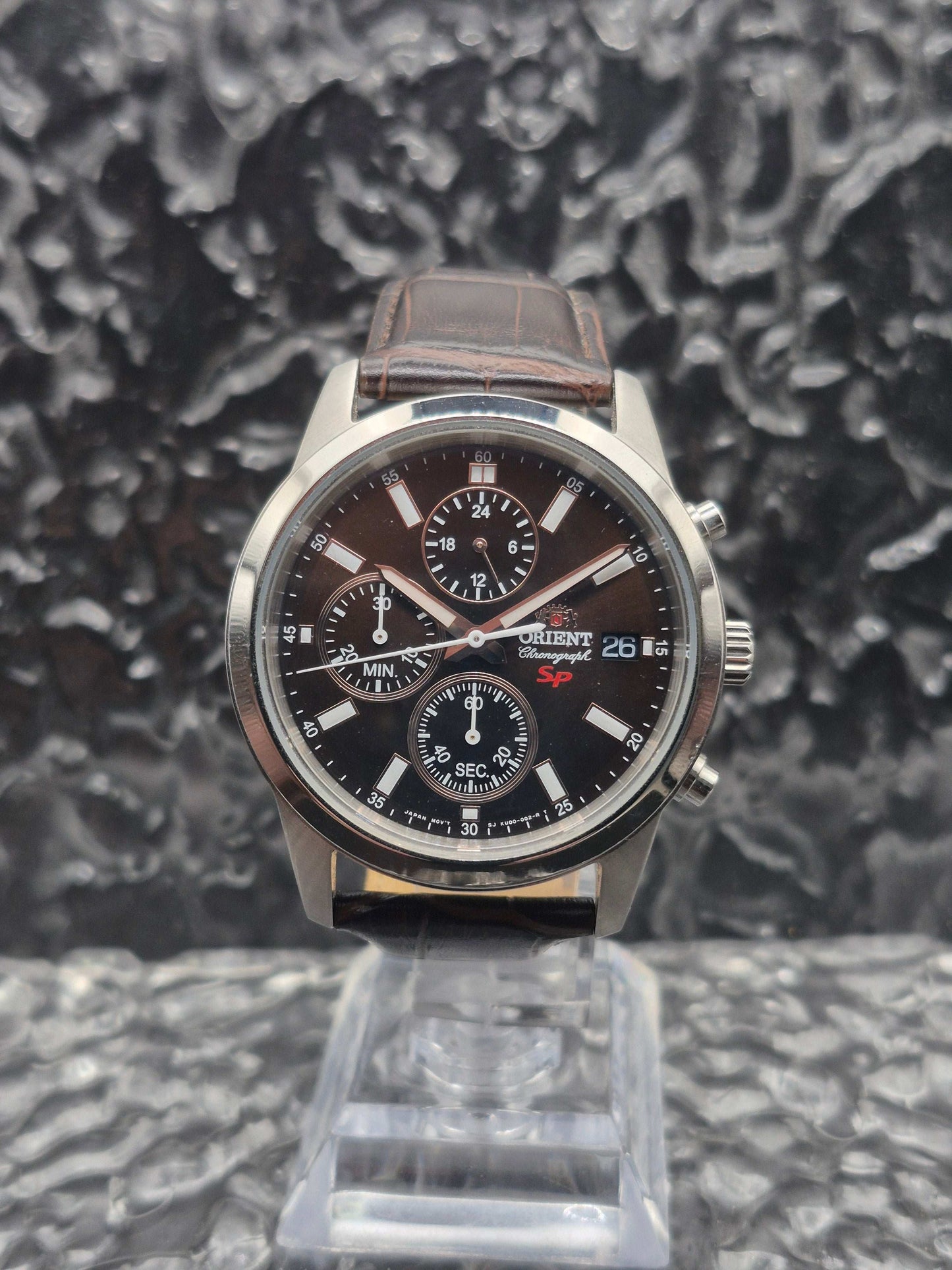 Orient SP Sports Chronograph Ref. KU00-C0-A Brown Dial Quartz FKU00005T0 - Red Robin Watches