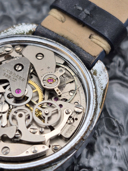 Junghans Olympic Blue Panda Cal. 688.10 - Red Robin Watches