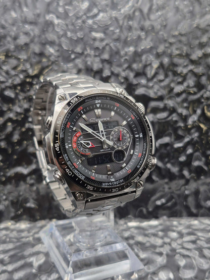 Casio Edifice Tough Solar Ref. ECW-M300E Ana-Digi Wave Ceptor - Red Robin Watches