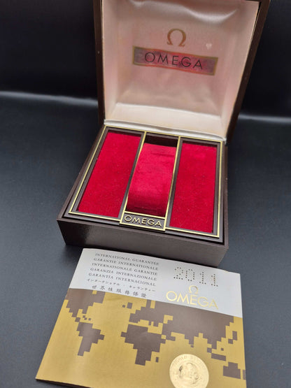 Omega Ultra Thin 14K Solid Gold Ref. D 6672 - Cal. 625 Dress Watch - Box and Papers - Red Robin Watches